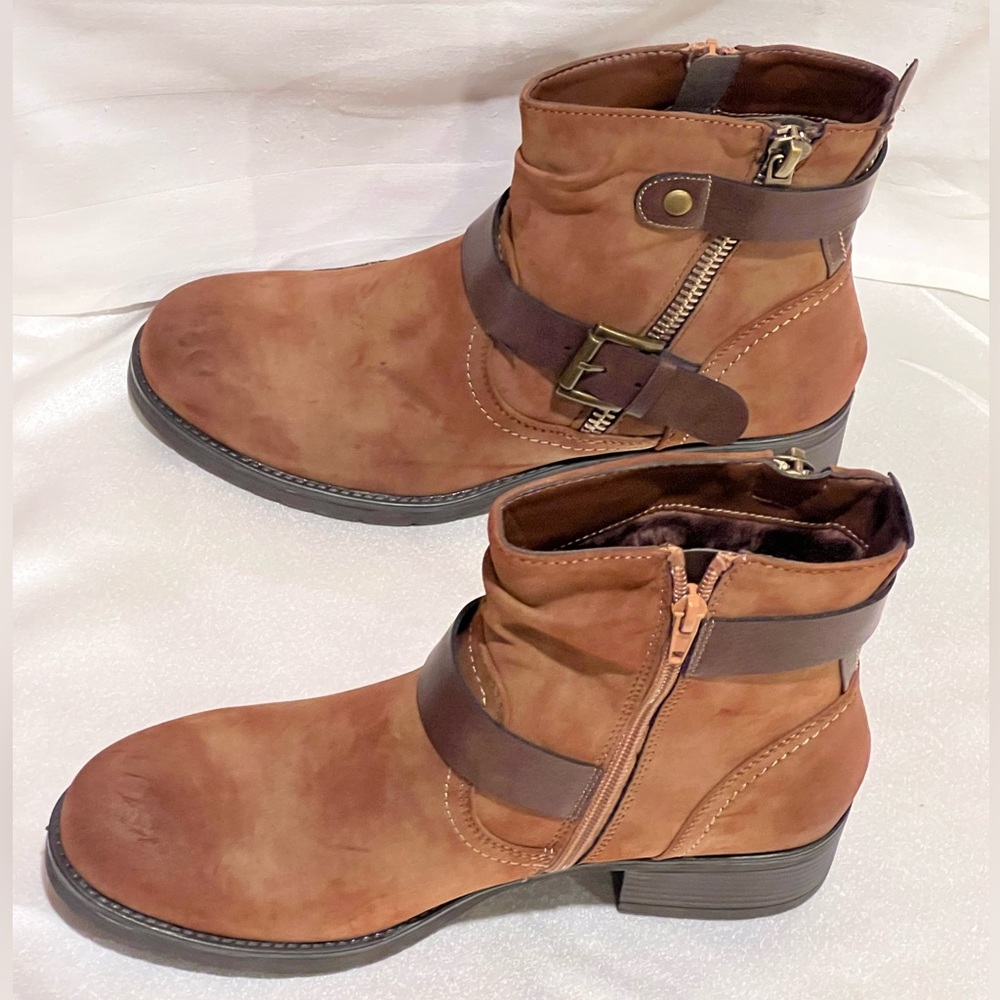 🆕 Dunes brown/tan boots - size 8 - Picture 2 of 6